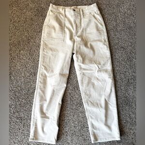 Universal Thread womens Off-White Straight corduroy pants